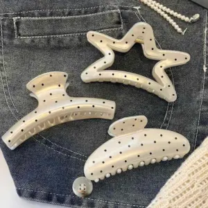 Polka Dot Hair Clips